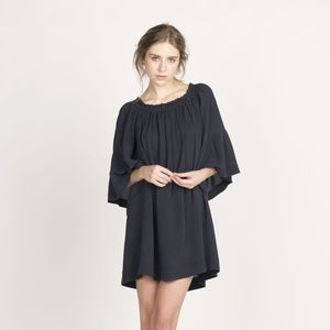 JUICY COUTURE Velvet Trim Jersey Dress Size S